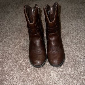 Brown Cowgirl Toddler Boots